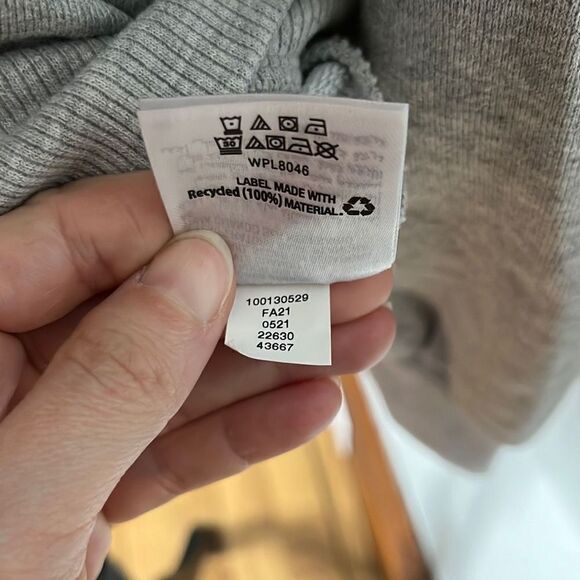 INC International Concepts Womens Sweatshirt Gray Size Extra Large NWT - Picture 9 of 9